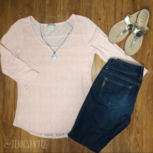 Lucky Brand Lace Top